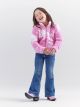Wrangler Girl's Barbie Western Sherpa Jacket