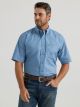 Wrangler Men's George Strait Short Sleeve One Pocket Button Down Shirt