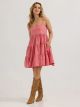 Wrangler Women's Retro Strappy Tiered Dress