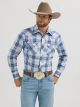 Wrangler Men's Retro Long Sleeve Sawtooth Snap Pocket Western Shirt