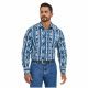 Wrangler Men's Checotah Long Sleeve Western Snap Printed Shirt