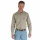 Wrangler Men's Riggs Workwear Long Sleeve Button Down Solid Twill Work Shirt