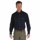 Wrangler Men's Riggs Workwear Long Sleeve Button Down Solid Twill Work Shirt