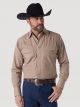 Wrangler Men's Western Long Sleeve Western Snap Dobby Stripe Shirt