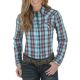 Wrangler Women's Plaid Long Sleeve Western Shirt Assorted Plaid