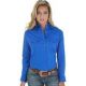 Wrangler®  Womens Western Fashion Long Sleeve Solid Top