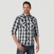 Wrangler Men's Long Sleeve Fashion Western Snap Plaid Shirt