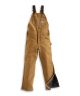 Men's Duck Bib Overall / Arctic Quilt Lined