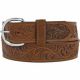 Leegin Mens Western Scroll Tooled Belt