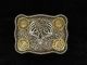 M&F Buck Skull & Shotgun Shell Belt Buckle