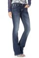 Women's Diamonds Fall Fleur De Lis Insert Boot Cut Jeans