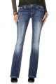 Women's Bombshell Fleur De Lis Boot Cut Jeans