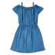 WRANGLER GIRL'S SHORT SLEEVE CHAMBRAY DRESS