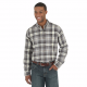 MEN'S WRANGLER RUGGED WEAR FLANNEL LONG SLEEVE BUTTON DOWN PLAID SHIRT