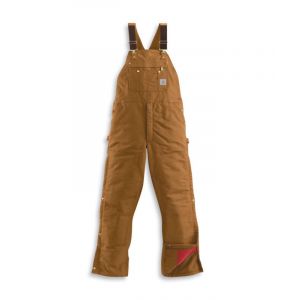 Men's Carhartt Quilt-Lined Zip-To-Thigh Bib Overalls
